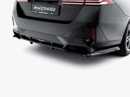 Maxton Design - Rear Splitter (with Vertical Bars) V.1 BMW 5 / i5 M-Pack Sedan / Touring G60 / G61