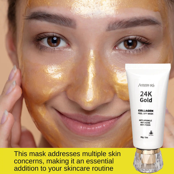 24K Gold Peel-Off Face Mask | Ammuri