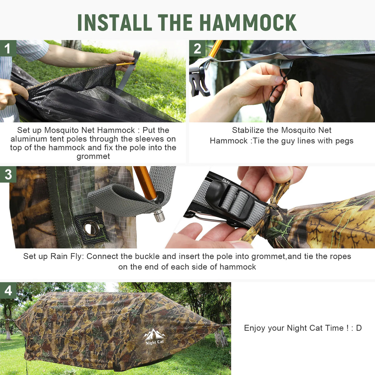 Night Cat Hammock Tent