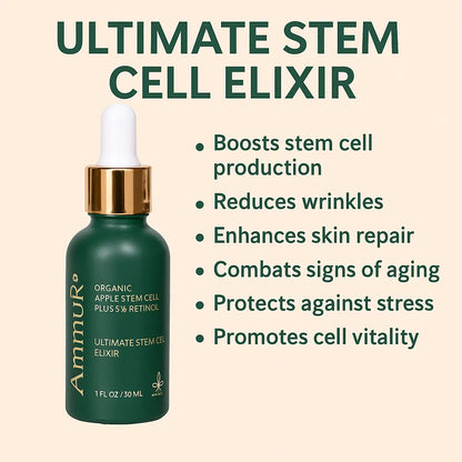 Retinol 5% Serum with Apple Stem Cell for Fine Lines & Uneven Tone (30ml) | Ammuri