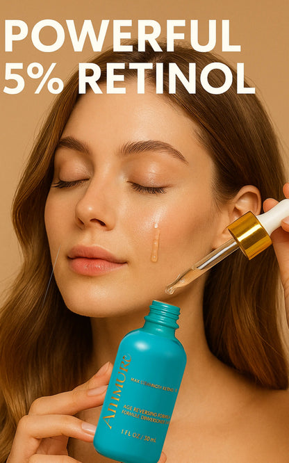 Retinol MAX 5% High Strength Anti-Ageing Serum (30ml) | Ammuri