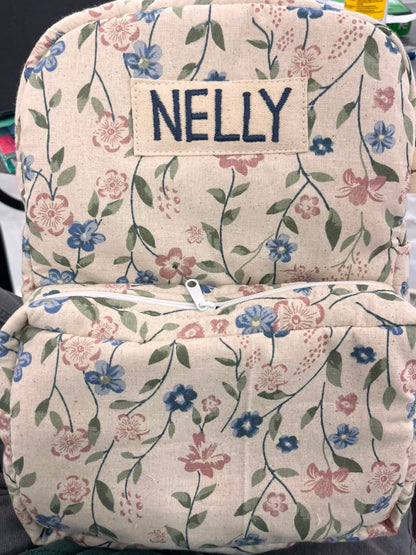 Handcrafted Flora Trail Kids Backpack