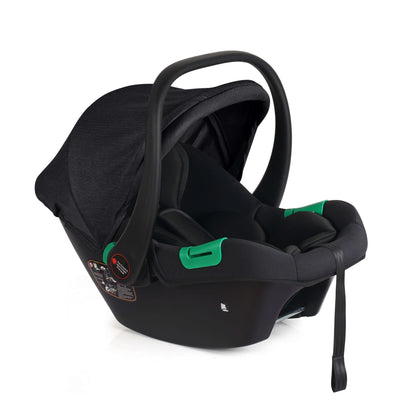 For Your Little One Cruise 3 In 1 Travel System With Car Seat And ISOFIX Base - Eclipse Black (Free Cupholder / Seat Liner Included!)
