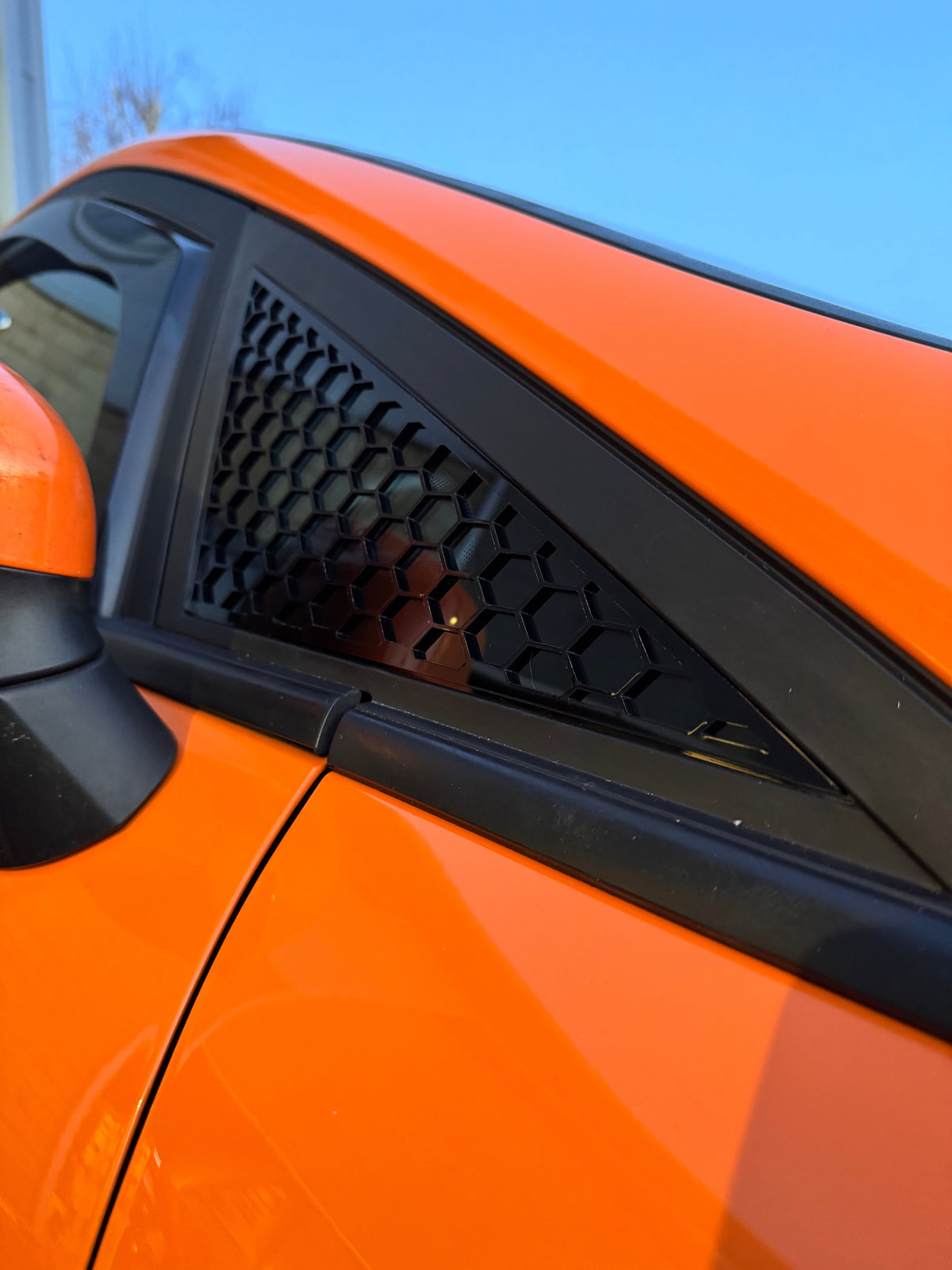 MK8 / MK8.5 Ford Fiesta Front Quarter Window Panels - Flag Edition
