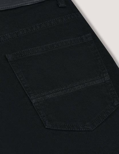 Black Comfort Stretch Jeans - Regular Fit