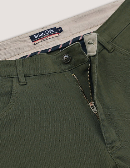 Smart Fit Colour Denim – Dark Green