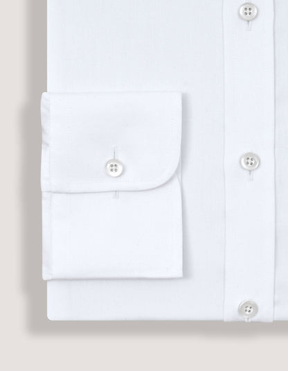 Easy Care White Twill Shirt