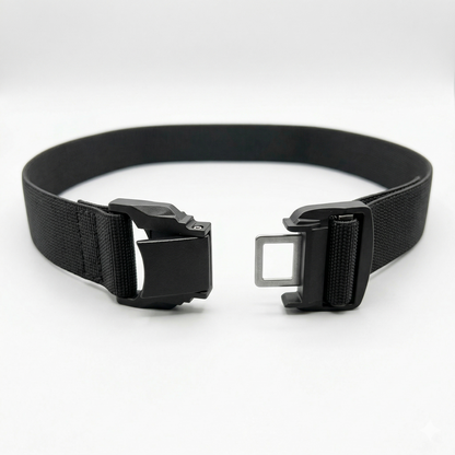 HikeWare™ Elastic Tactical Belt – Quick-Release Stretch Hiking Belt
