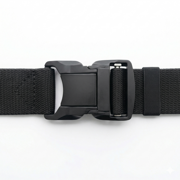 HikeWare™ Elastic Tactical Belt – Quick-Release Stretch Hiking Belt