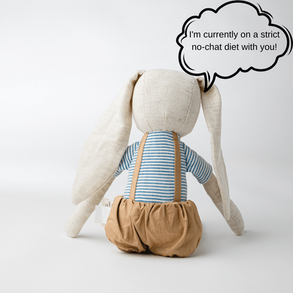 Jojo Bunny | Heirloom Cotton Keepsake Toy