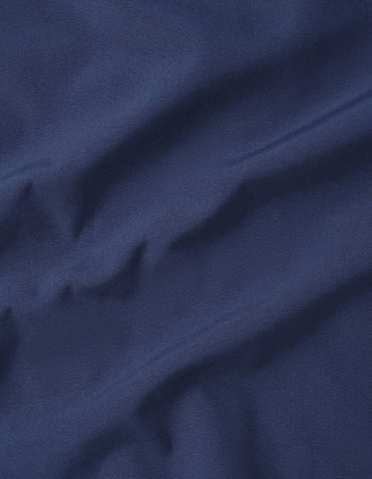 Navy Hooded Windbreaker Jacket