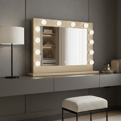 Jolie Gold Hollywood Mirror 80 x 60cm