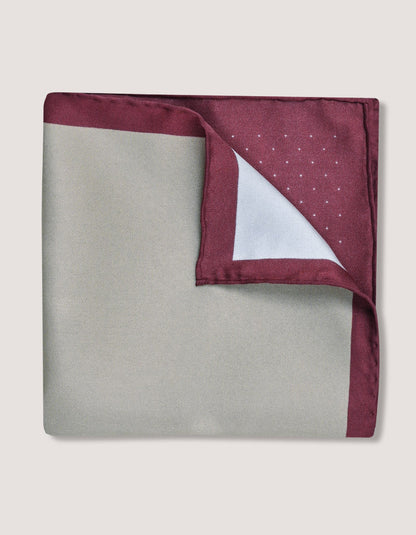 Rust Silk Pocket Square