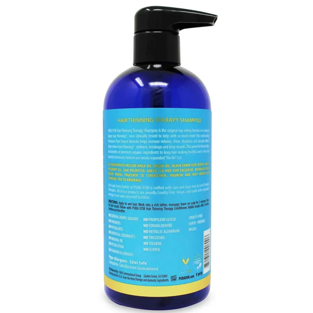 Pura D'or Shampoo & Hair Oil Set for Fuller-Looking Hair | Ammuri