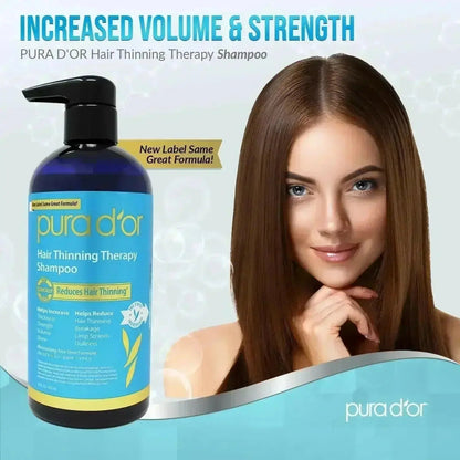Pura D'or Shampoo & Hair Oil Set for Fuller-Looking Hair | Ammuri