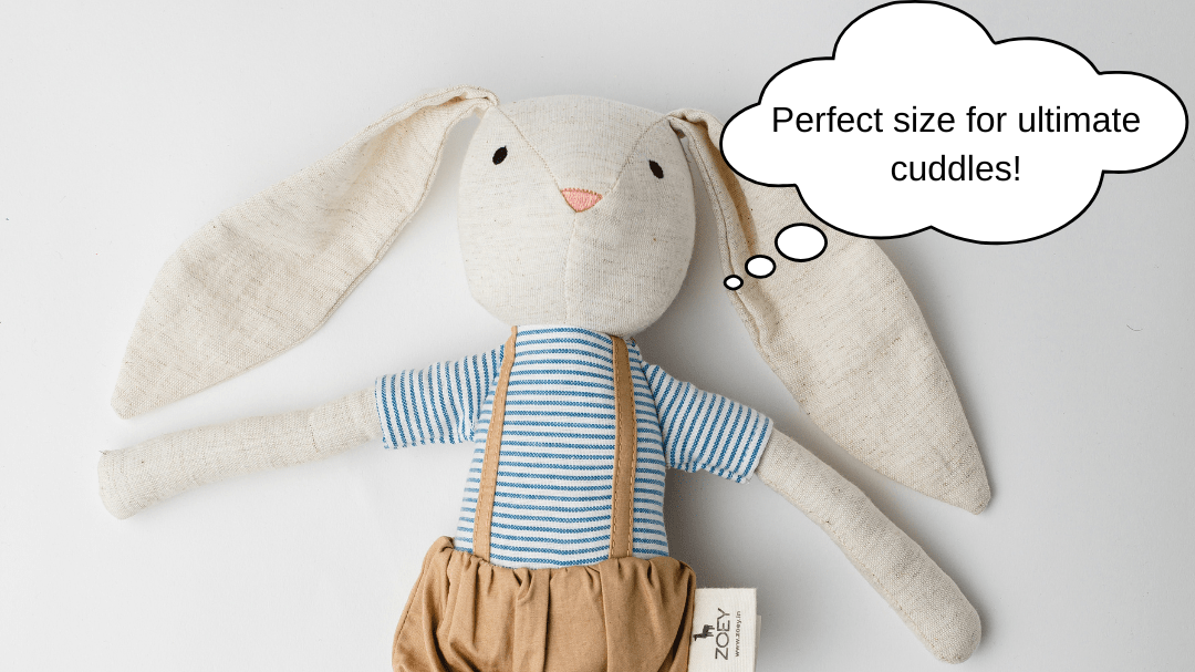 Jojo Bunny | Heirloom Cotton Keepsake Toy