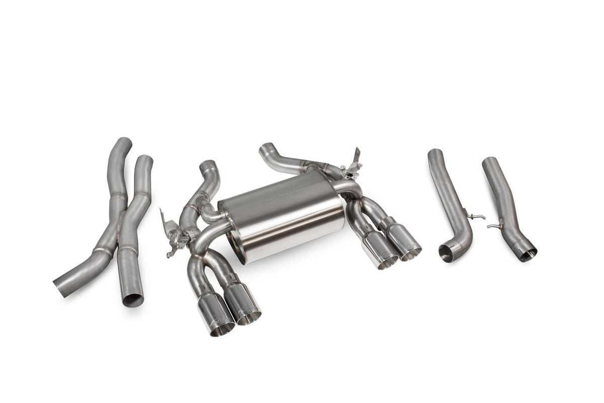 Scorpion BMW M3 (F80)/M4 (F82 F83) (2014-18) Non-Res Cat-Back System With Electronic Valves