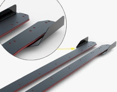 Maxton Design - Street PRO Side Skirts Diffusers + Flaps Mercedes-AMG CLA 45 C117 Facelift