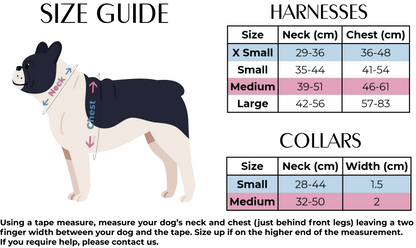 'Blush it Off' - Pink, Purple, Pastel Mint & Lemon Camo Pattern Dog Harness