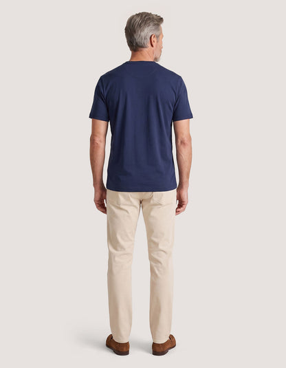 Pure Supima Cotton Tee - Navy