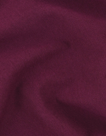 Maroon Plain Cotton T-Shirt