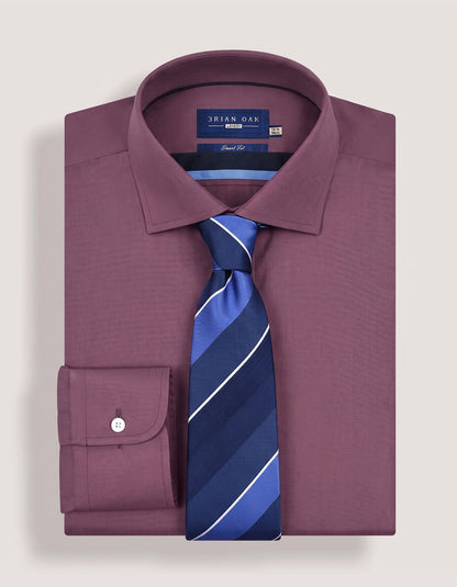 Space Blue Regimental Silk Tie