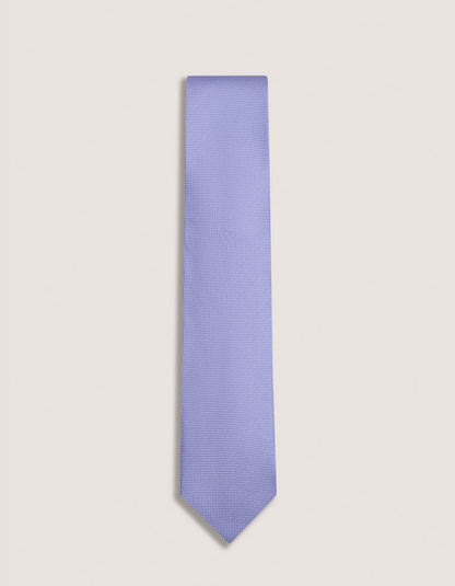 Lilac Silk Self Print Tie