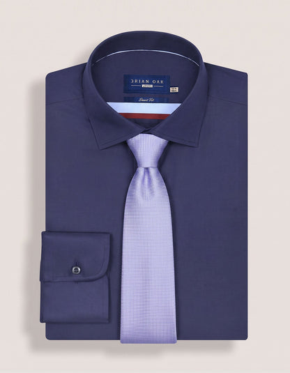 Lilac Silk Self Print Tie