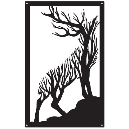 Roaring Stag Garden Mirror