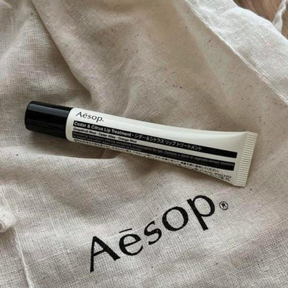 Aesop Cedar & Citrus Lip Balm | Nourishing Lip Treatment | 0.3 fl oz