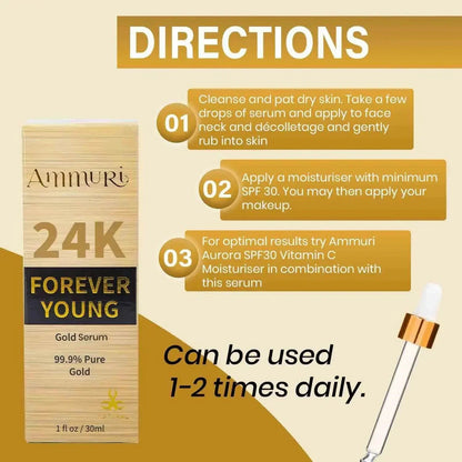 24K Gold Face Serum | Ammuri