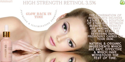 Retinol 3.5% Face Serum for Smoother-Looking Skin | Ammuri Beauty