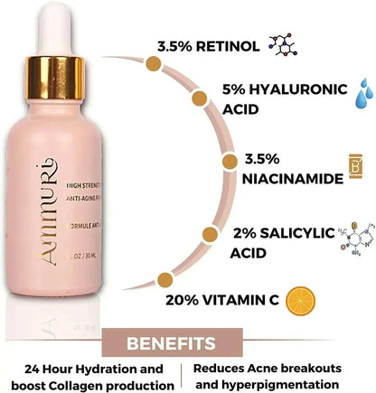 Retinol 3.5% Face Serum for Smoother-Looking Skin | Ammuri Beauty