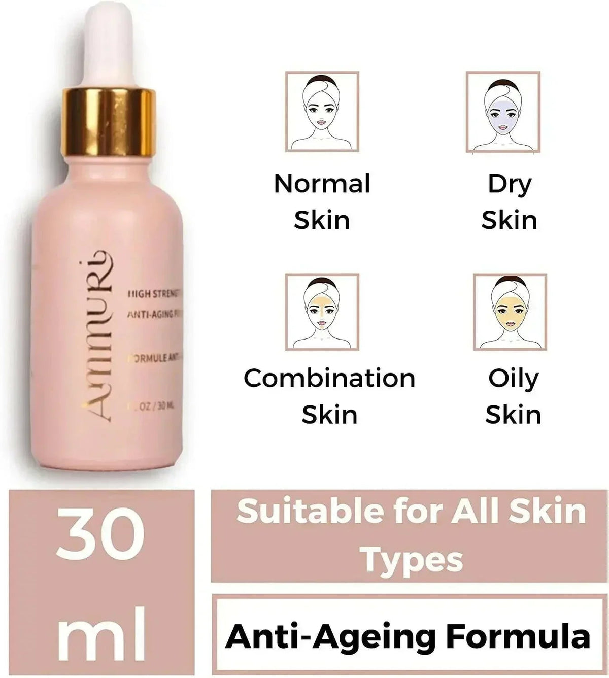 Retinol 3.5% Face Serum for Smoother-Looking Skin | Ammuri Beauty