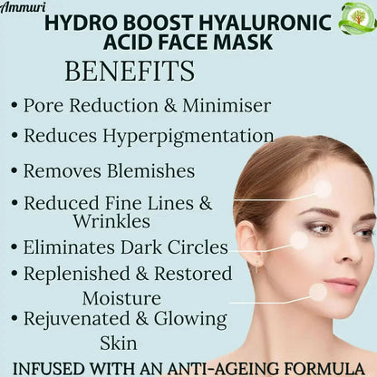 Hyaluronic Acid & Vitamin C Hydrating Face Serum | Ammuri