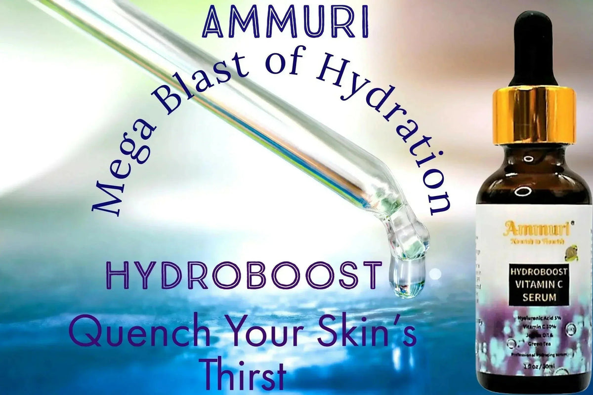 Hyaluronic Acid & Vitamin C Hydrating Face Serum | Ammuri