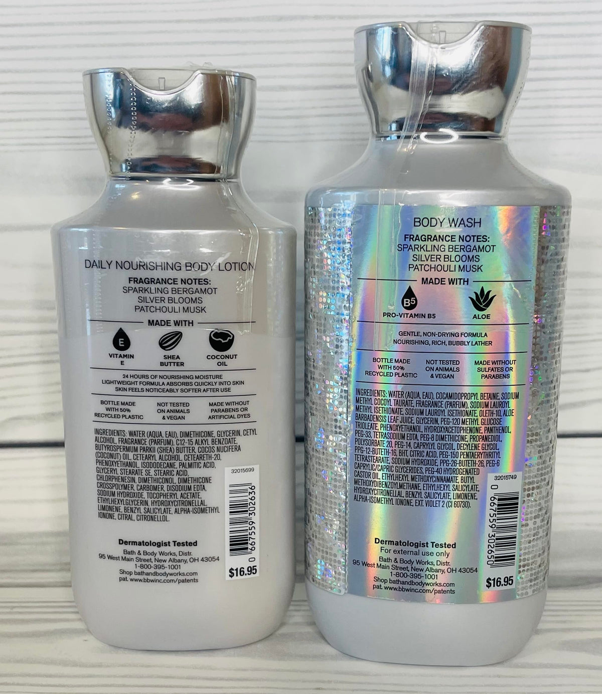Bath & Body Works Platinum Body Lotion & Body Wash 2-Piece Set
