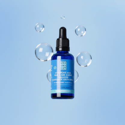 Blue Algae & Collagen Fountain of Youth HA Facial Serum