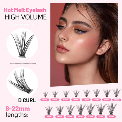 Bodermincer Bodemrincer 20 Root Thickness 0.07mm C Curl Lashes – 8-16mm Mix, 120pcs, 6 Rows