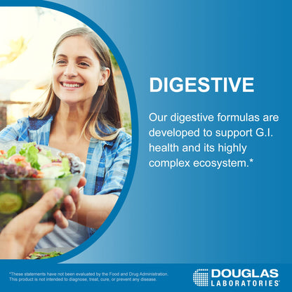 Douglas Laboratories Multi-Probiotic 15B – Shelf-Stable Probiotic with Prebiotic FOS, 60 Vegetarian Capsules