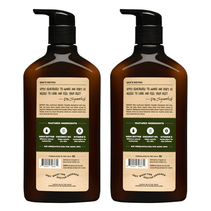 Dr. Squatch Pine Tar Hand & Body Lotion for Men – 24-Hour Moisturization (2-Pack)