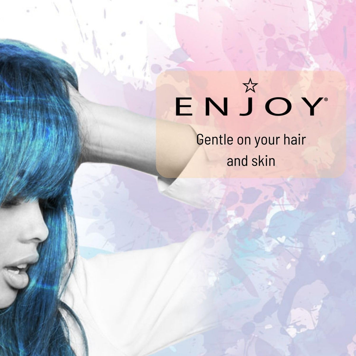 Enjoy Fiber Styling Gel – Firm Flexible Hold, Water-Based, Castor Oil, Color-Safe, 2.1 oz