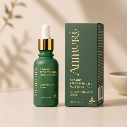 Retinol 5% Serum with Apple Stem Cell for Fine Lines & Uneven Tone (30ml) | Ammuri