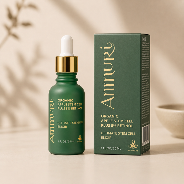 Retinol 5% Serum with Apple Stem Cell for Fine Lines & Uneven Tone (30ml) | Ammuri