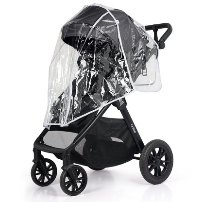 For Your Little One Cruise 3 In 1 Travel System With Car Seat And ISOFIX Base - Eclipse Black (Free Cupholder / Seat Liner Included!)