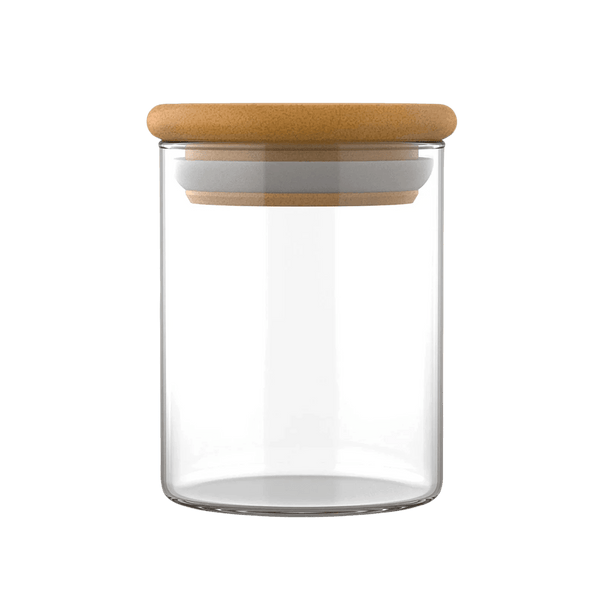 Bamboo Glass Storage Jar