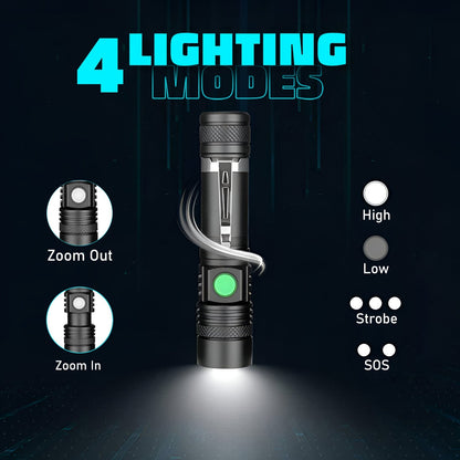 HikeWare Ultra Bright LED Pocket Flashlight - 3000 Lumens