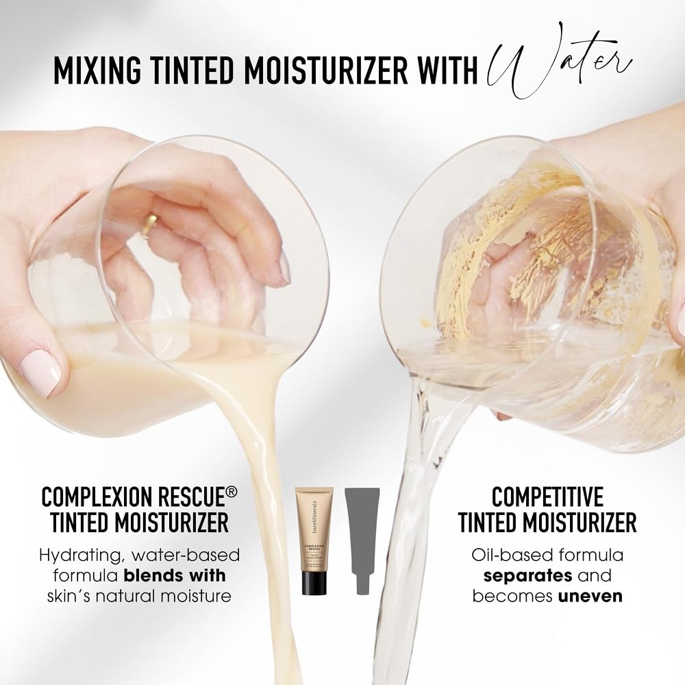bareMinerals Complexion Rescue Tinted Moisturizer SPF 30 – Dune 7.5 | 3-in-1 Hydrating Skin Tint