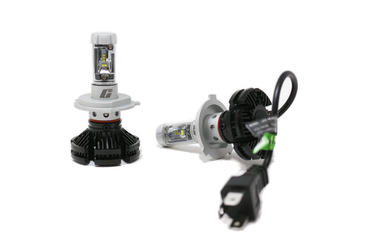 #Enhanced H4 LED Headlight Bulb Kit – 6000K with DIY Tint Film | 12,000 Lumens | Dip & Main Beam (472 | P43t)
