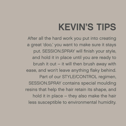 KEVIN.MURPHY SESSION.SPRAY - Strong Hold Finishing Hair Spray (100 mL x 2) | Humidity Resistant
